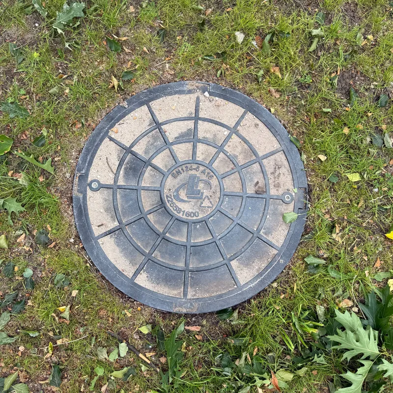 Manhole cover in Billund, Denmark