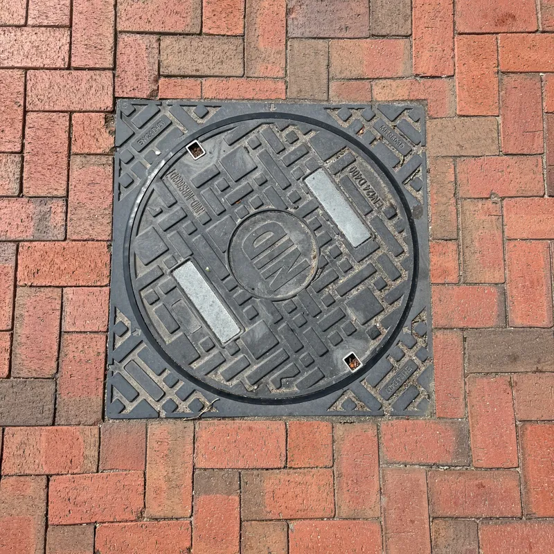 Manhole cover in Billund, Denmark