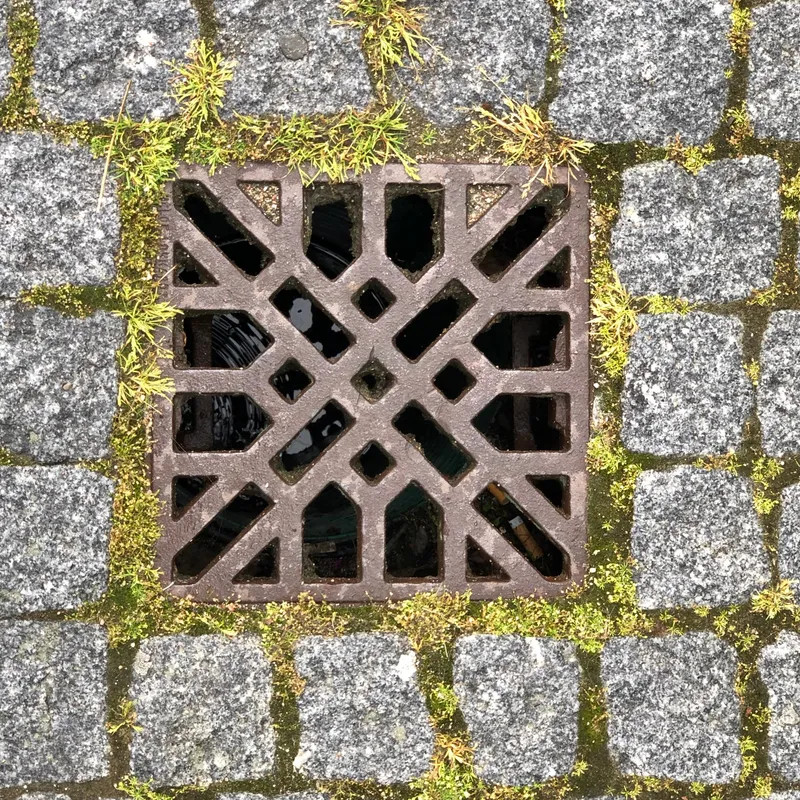 Manhole cover in Copenhagen, Denmark