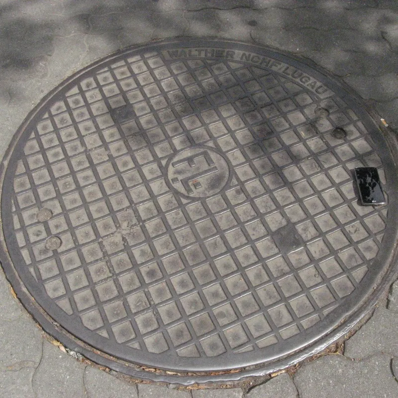 Manhole cover in Berlin, Germany