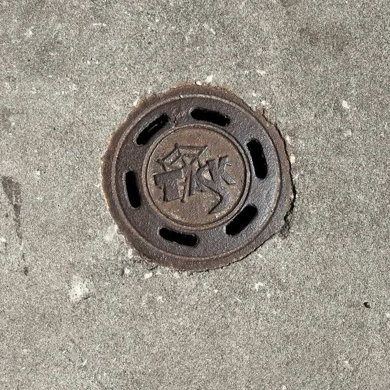Manhole cover in Żabianka-Wejhera-Jelitkowo-Tysiąclecia, Poland