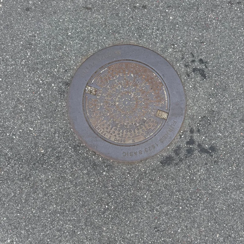 Manhole cover in Billund, Denmark