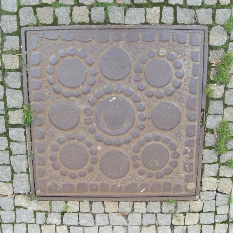 Manhole cover in Nitra, Slovakia