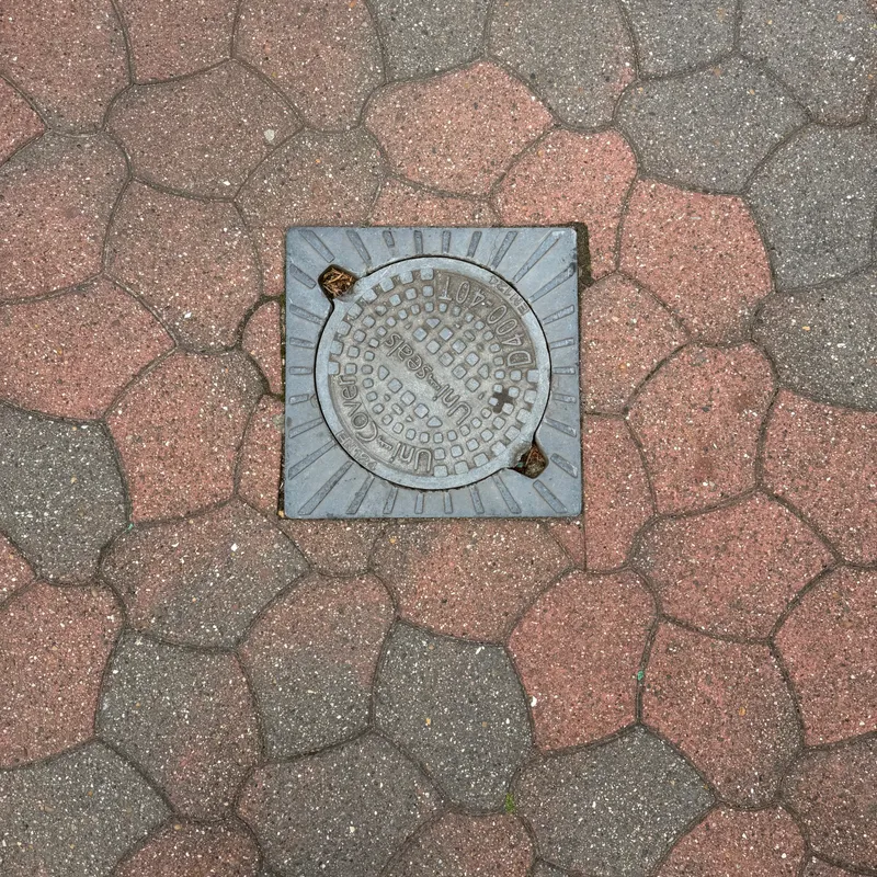 Manhole cover in Billund, Denmark