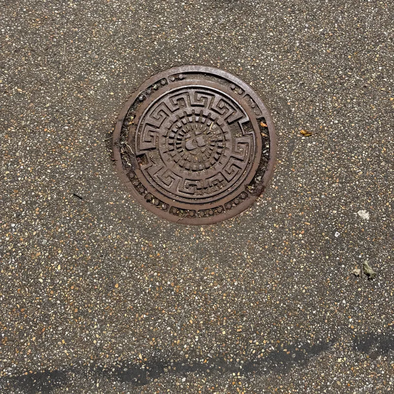 Manhole cover in Billund, Denmark