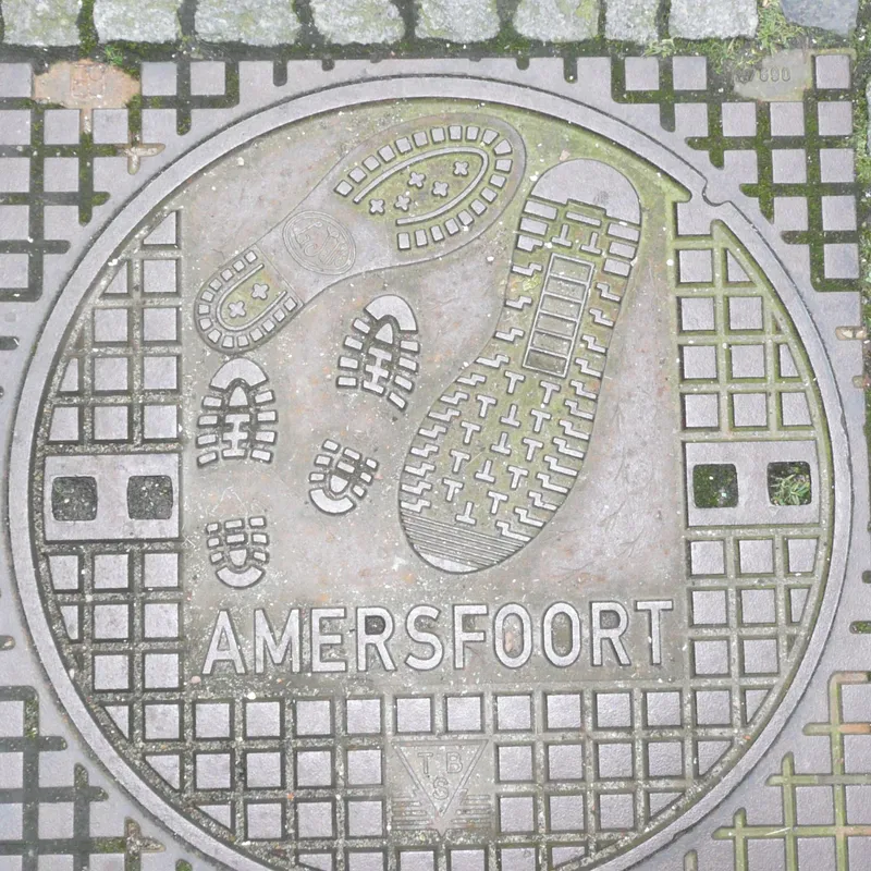 Manhole cover in Liberec, Czechia