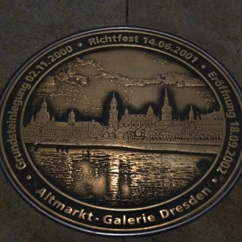 Manhole cover in Dresden, Germany