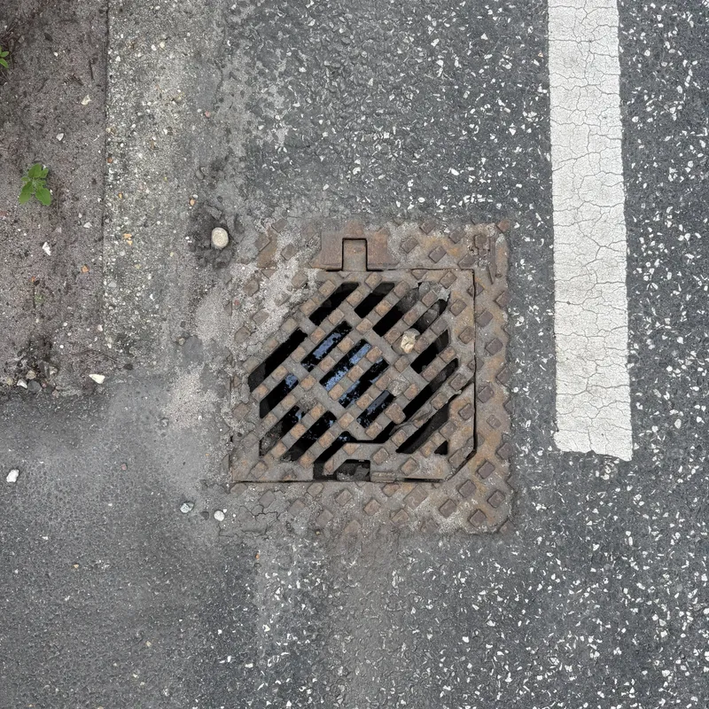 Manhole cover in Billund, Denmark