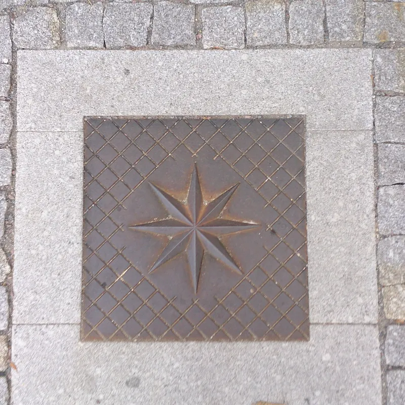 Właz kanalizacyjny w Rataje nad Sázavou, Czechia
