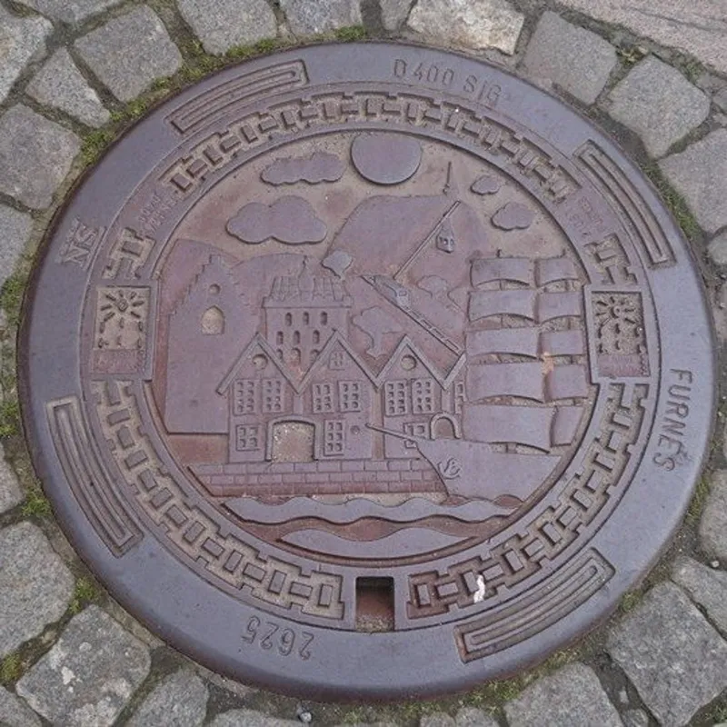 Właz kanalizacyjny w Bergen, Norway