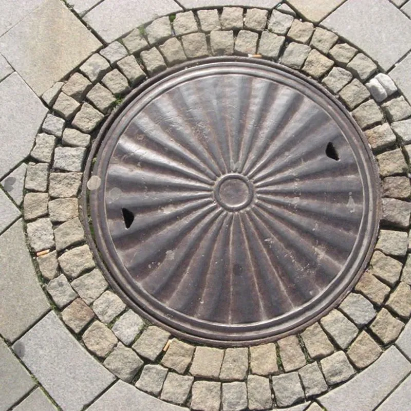 Manhole cover in Nitra, Slovakia