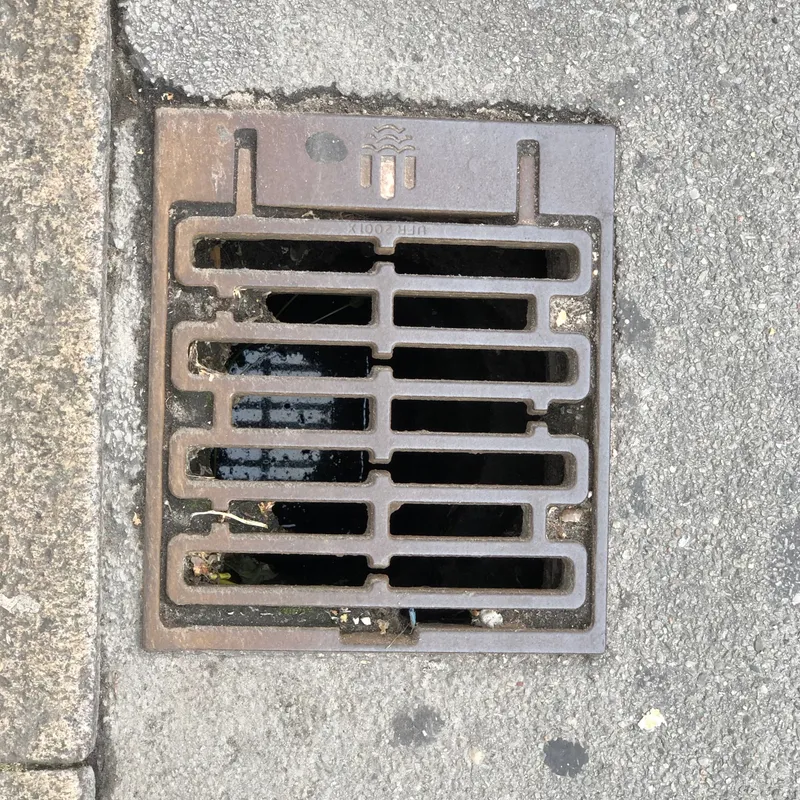 Manhole cover in Copenhagen, Denmark