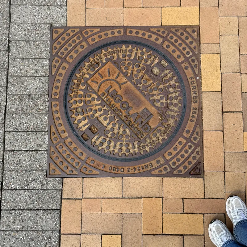 Manhole cover in Billund, Denmark