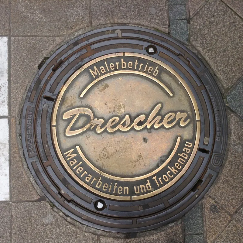 Manhole cover in Dortmund, Germany