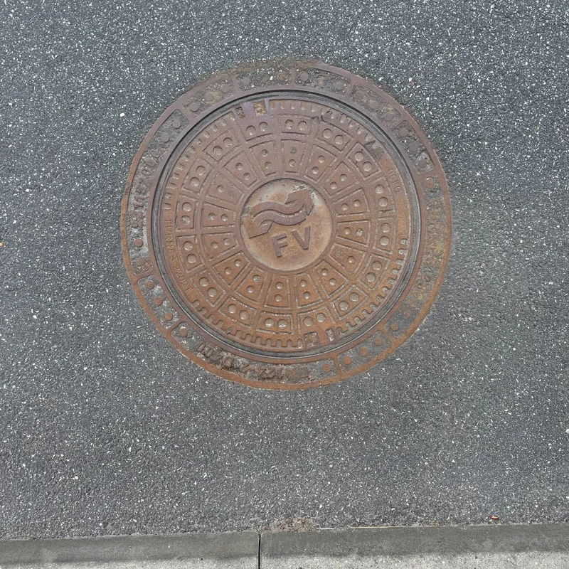 Manhole cover in Billund, Denmark